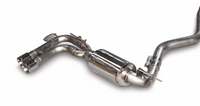 AWE Tuning BMW F3X 28i / 30i Touring Edition Axle-Back Exhaust Single Side - 80mm Silver Tips