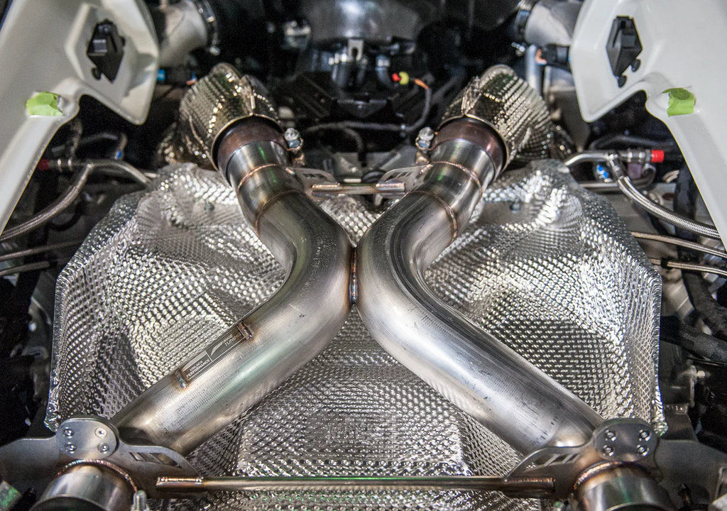 AWE Tuning McLaren 650S Performance Exhaust - Machined Tips