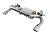 AWE Tuning BMW F3X 340i Touring Edition Axle-Back Exhaust - Chrome Silver Tips (102mm)