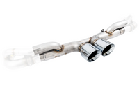 AWE Tuning Porsche 991 GT3 / RS Center Muffler Delete - Chrome Silver Tips