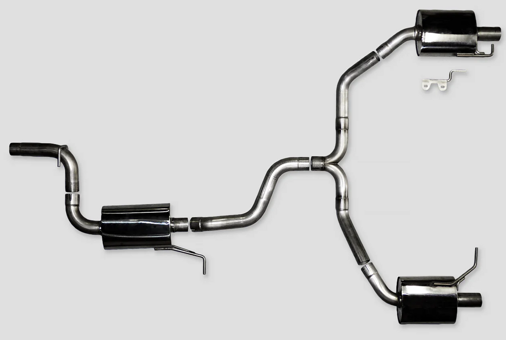 AWE Tuning VW CC Touring Edition Exhaust Dual Outlet - Diamond Black Tips