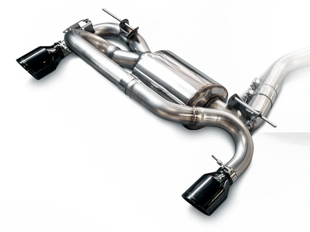 AWE Tuning BMW F22 M235i / M240i Touring Edition Axle-Back Exhaust - Diamond Black Tips (102mm)