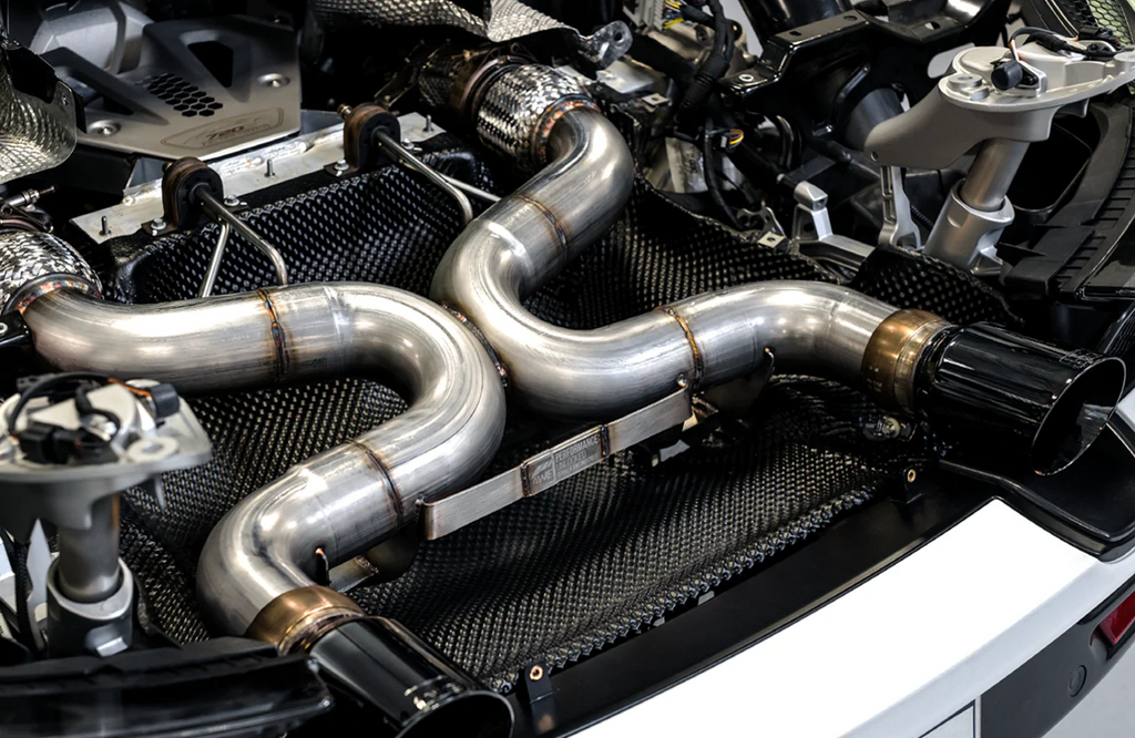 AWE Tuning McLaren 720S Performance Exhaust - Diamond Black Tips