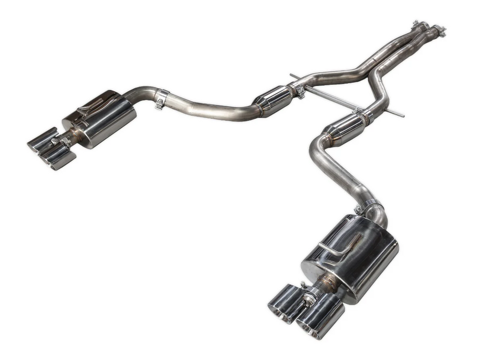 AWE Tuning Porsche Panamera S/4S Touring Edition Exhaust System - Polished Silver Tips
