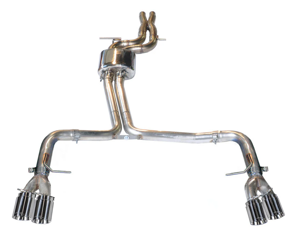 AWE Tuning Audi B8.5 S5 3.0T Track Edition Exhaust - Chrome Silver Tips (90mm)