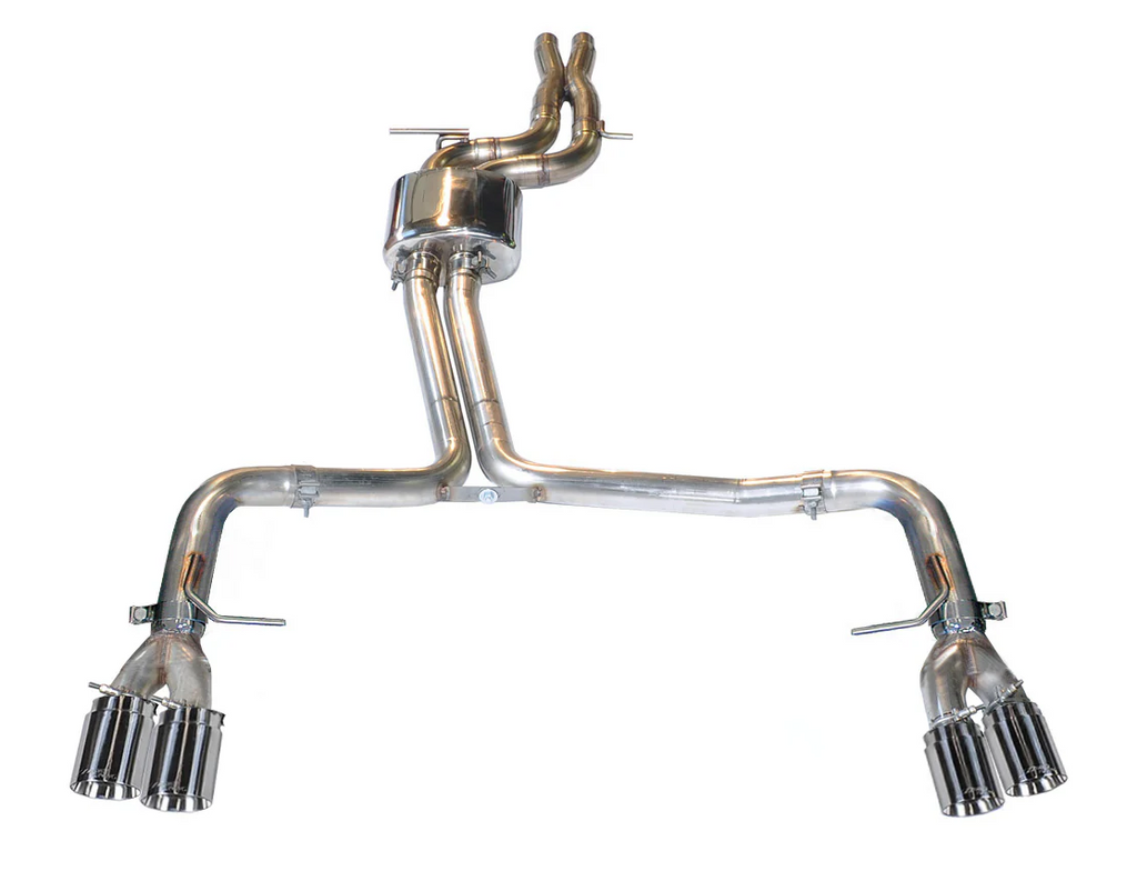 AWE Tuning Audi B8.5 S5 3.0T Track Edition Exhaust - Chrome Silver Tips (102mm)