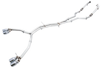 AWE Tuning Audi B9 S5 Coupe 3.0T Track Edition Exhaust - Chrome Silver Tips (102mm)