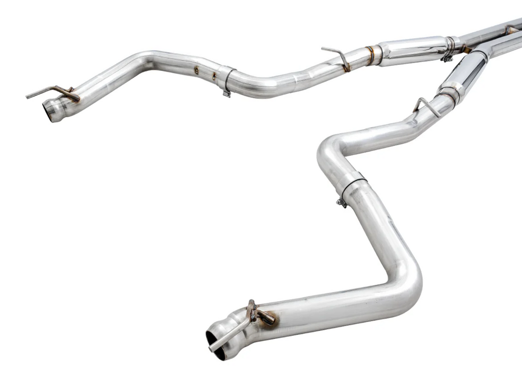 AWE Tuning 2015+ Dodge Challenger 6.4L/6.2L Supercharged Track Edition Exhaust - Use Stock Tips