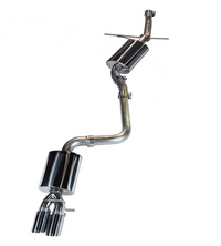 AWE Tuning Audi B8 A5 2.0T Touring Edition Single Outlet Exhaust - Polished Silver Tips