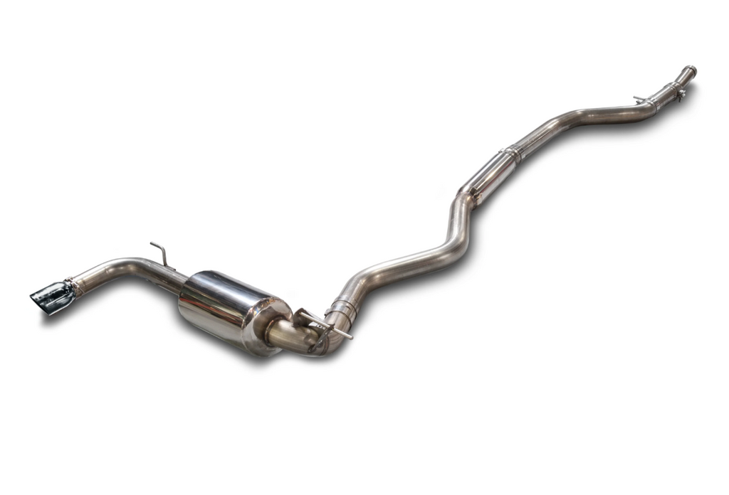 AWE Tuning BMW F30 320i Touring Exhaust w/Performance Mid Pipe - Chrome Silver Tip (90mm)