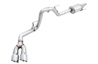 AWE Tuning 2015+ Ford F-150 0FG Single Exit Performance Exhaust System w/4.5in Chrome Silver Tips