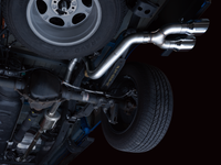 AWE 0FG 21+ Ford F150 Dual Side Exit Cat-Back Exhaust- 4.5in Chrome Silver Tips