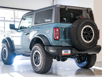 AWE Tuning 2021+ Ford Bronco 0FG Single Rear Exit Exhaust w/Chrome Silver Tip & Bash Guard