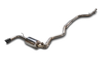 AWE Tuning BMW F30 320i Touring Exhaust w/Performance Mid Pipe - Diamond Black Tip (90mm)