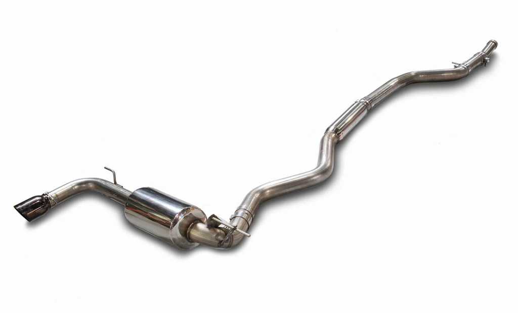 AWE Tuning 13-18 BMW 320i (F30) Touring Edition Exhaust w/ Perfomance Mid Pipe - Diamond Black Tips