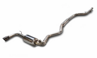 AWE Tuning 13-18 BMW 320i (F30) Touring Edition Exhaust w/ Perfomance Mid Pipe - Diamond Black Tips