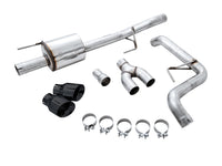 AWE Tuning 2015+ Ford F-150 0FG Single Exit Performance Exhaust System w/4.5in Diamond Black Tips
