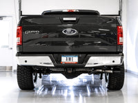 AWE Tuning 2015+ Ford F-150 0FG Single Exit Performance Exhaust System w/4.5in Diamond Black Tips