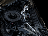 AWE Tuning 4th Gen GM 1500 5.3L 0FG Catback Dual Side Exit (Flat Bumper) - Diamond Tips