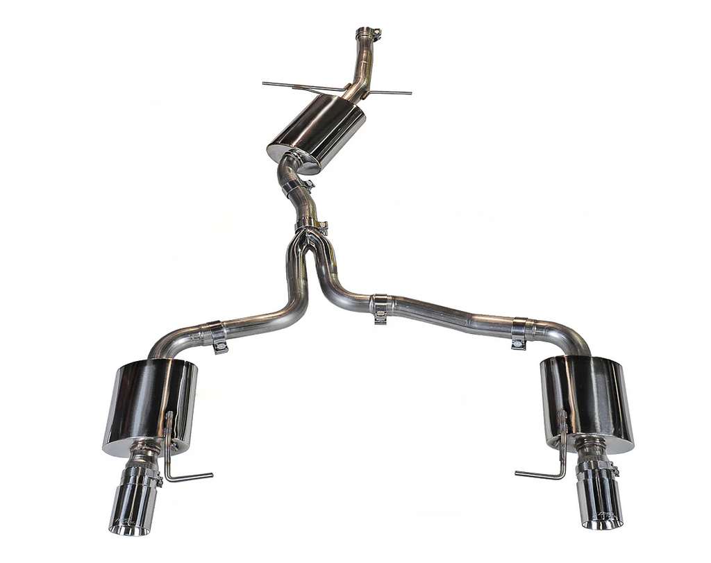 AWE Tuning Audi B8.5 All Road Touring Edition Exhaust - Dual Outlet Polished Silver Tips