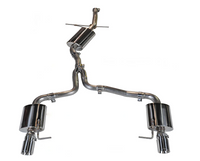 AWE Tuning Audi B8 A5 2.0T Touring Edition Exhaust - Dual Outlet Polished Silver Tips