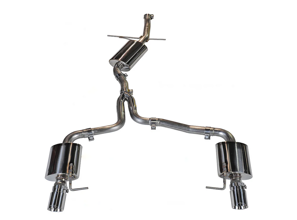 AWE Tuning Audi 8R Q5 2.0T Touring Edition Exhaust - Polished Silver Tips