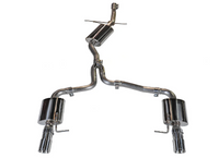 AWE Tuning Audi B8 A4 Touring Edition Exhaust - Dual Outlet Polished Silver Tips