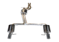 AWE Tuning Audi C7 A6 3.0T Touring Edition Exhaust - Dual Outlet Chrome Silver Tips