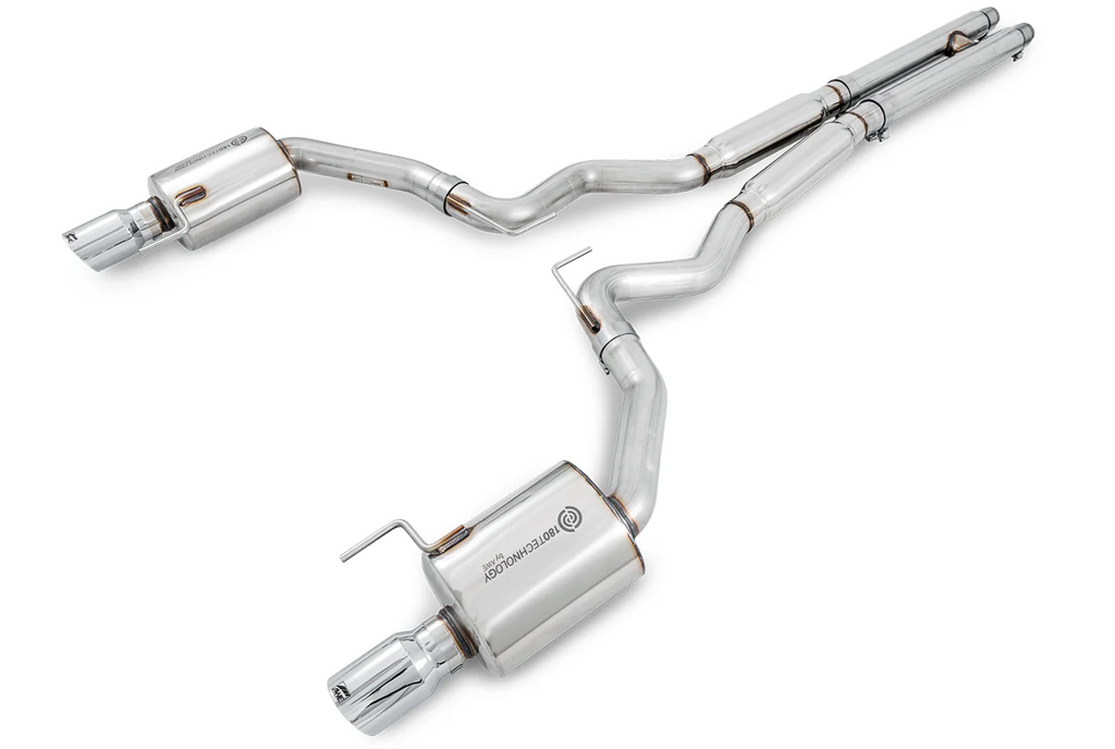 AWE Tuning S550 Mustang GT Cat-back Exhaust - Touring Edition (Chrome Silver Tips)