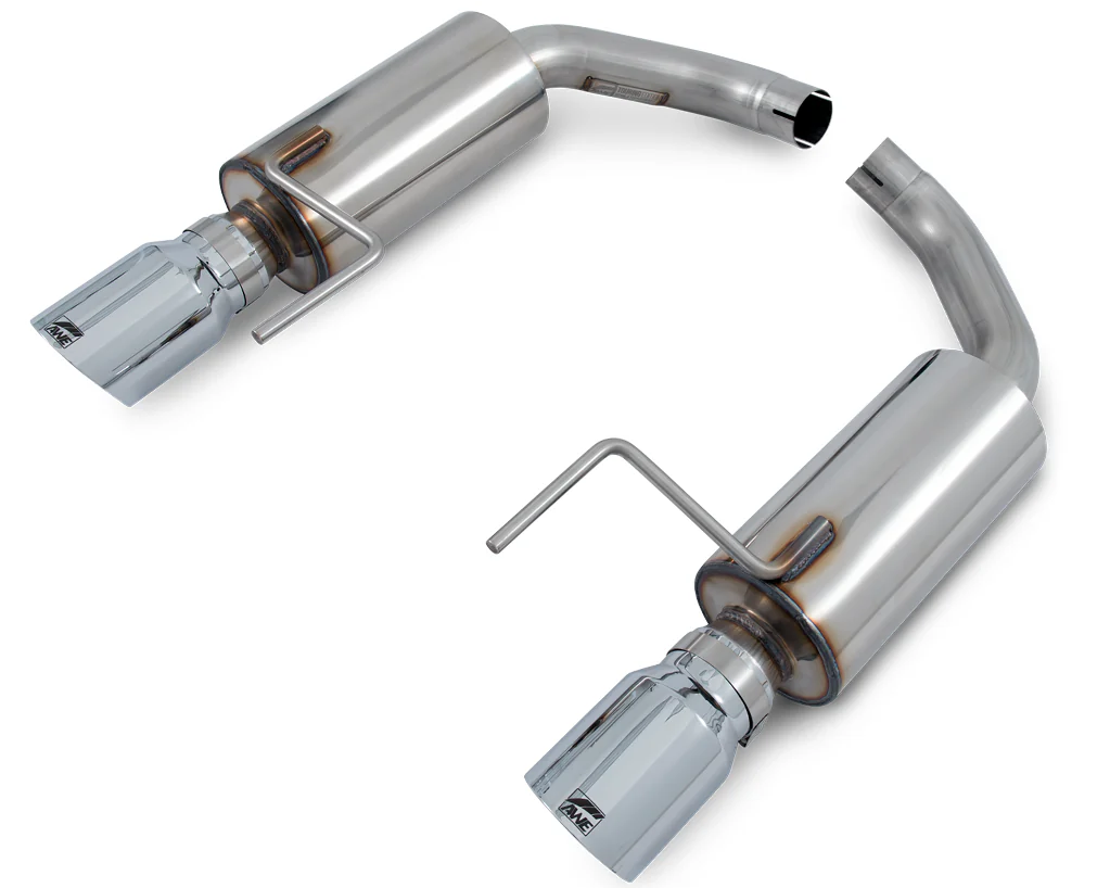 AWE Tuning S550 Mustang EcoBoost Axle-back Exhaust - Touring Edition (Chrome Silver Tips)
