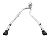 AWE Tuning 09-18 RAM 1500 5.7L (w/Cutouts) 0FG Dual Rear Exit Cat-Back Exhaust - Diamond Black Tips