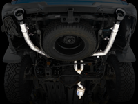 AWE Tuning 09-18 RAM 1500 5.7L (w/Cutouts) 0FG Dual Rear Exit Cat-Back Exhaust - Diamond Black Tips