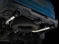 AWE Tuning 19-21 RAM 1500 5.7L (w/Cutouts) 0FG Dual Rear Exit Cat-Back Exhaust - Diamond Black Tips