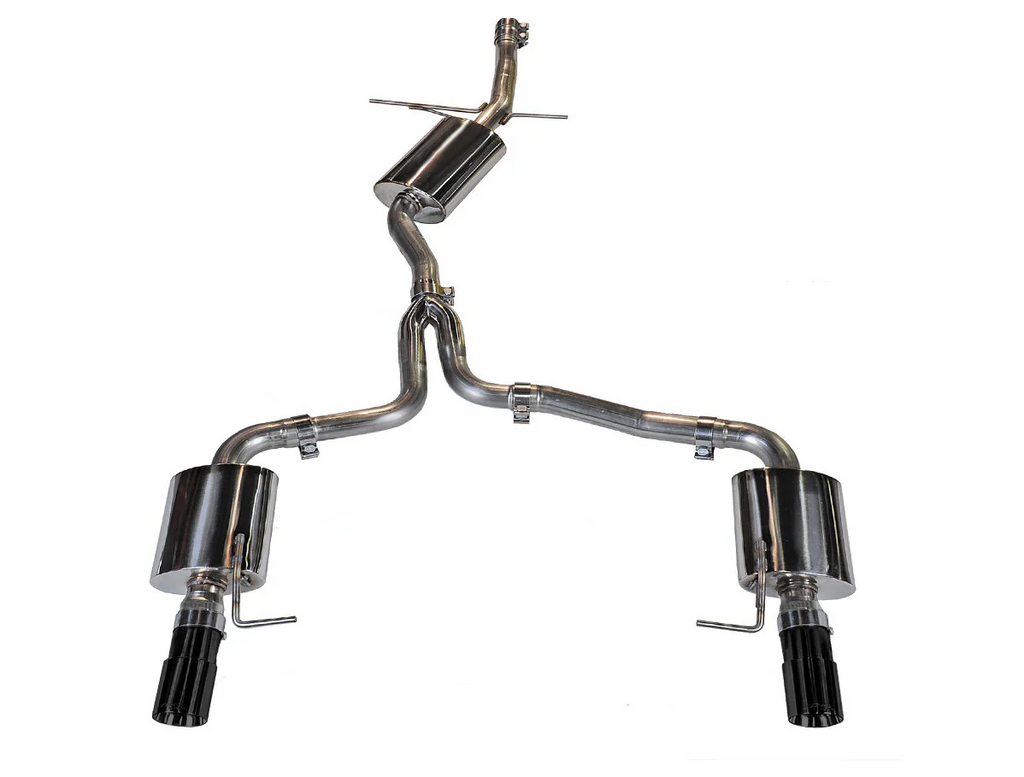 AWE Tuning Audi B8 A4 Touring Edition Exhaust - Dual Outlet Diamond Black Tips