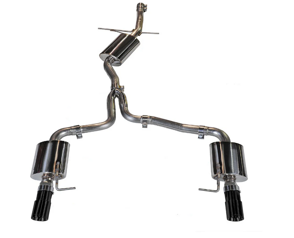 AWE Tuning Audi B8 A5 2.0T Touring Edition Exhaust - Dual Outlet Diamond Black Tips