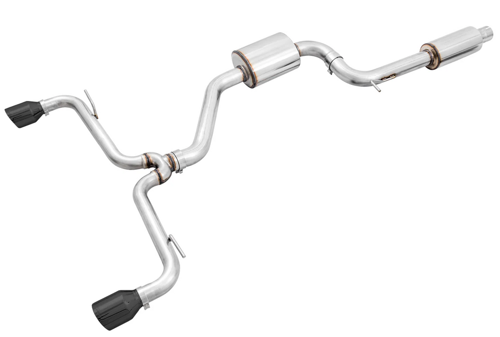 AWE Tuning VW MK7 GTI Touring Edition Exhaust - Diamond Black Tips