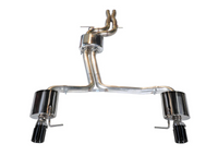 AWE Tuning Audi C7 A6 3.0T Touring Edition Exhaust - Dual Outlet Diamond Black Tips