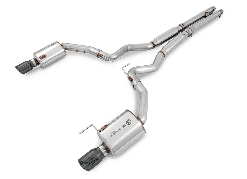 AWE Tuning S550 Mustang GT Cat-back Exhaust - Touring Edition (Diamond Black Tips)