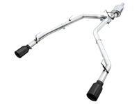 AWE Tuning 09-18 RAM 1500 5.7L (w/o Cutout) 0FG Dual Rear Exit Cat-Back Exhaust - Diamond Black Tips