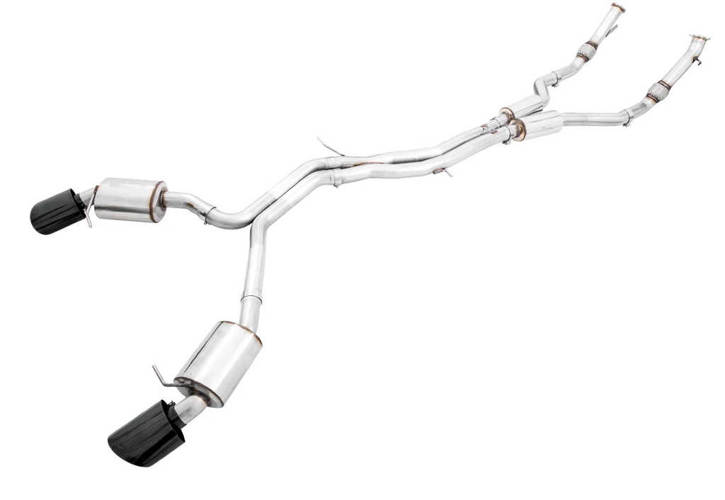 AWE Tuning Audi B9 RS 5 2.9L (Res.For Performance Cat) Touring Edition Exhaust w/ Diamond Black Tips