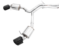 AWE Tuning Audi B9 RS 5 Sportback Touring Edition Exhaust-Resonated- Diamond Black RS Style Tips