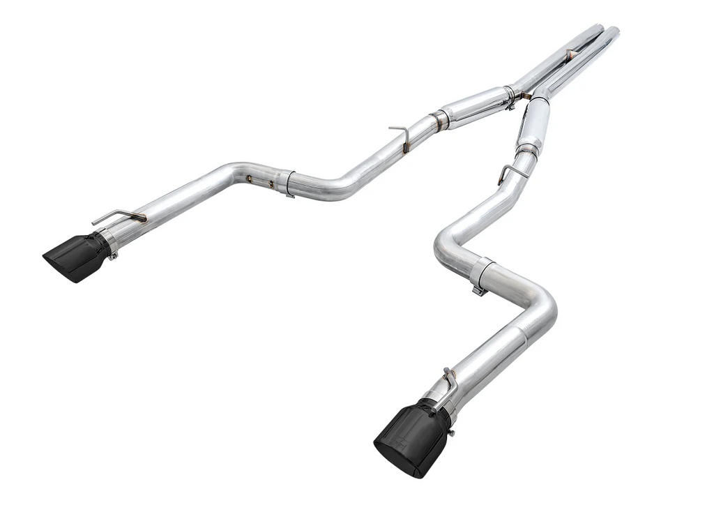 AWE Tuning 2015+ Dodge Charger 6.4L/6.2L Supercharged Track Edition Exhaust - Diamond Black Tips