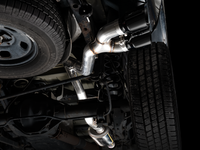 AWE Tuning 09-18 RAM 1500 5.7L (w/o Cutout) 0FG Single Side Exit Cat-Back Exhaust - Diamond Blk Tips