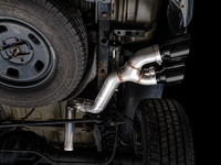 AWE Tuning 09-18 RAM 1500 5.7L (w/o Cutout) 0FG Single Side Exit Cat-Back Exhaust - Diamond Blk Tips