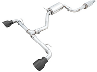 AWE 2022 VW GTI MK8 Touring Edition Exhaust - Diamond Black Tips