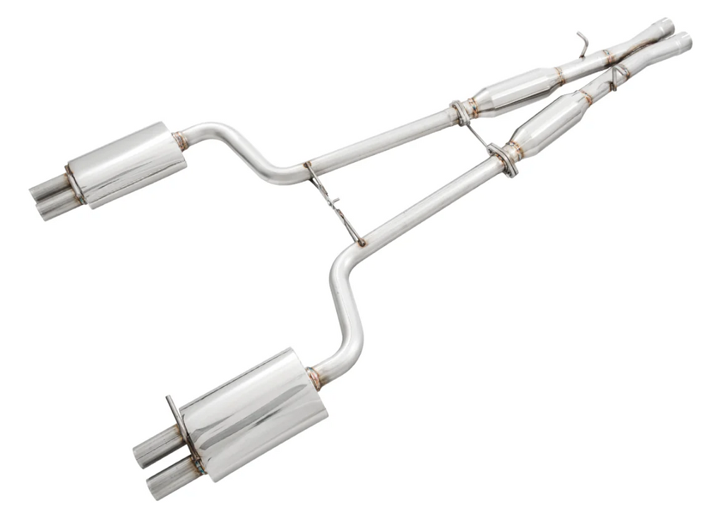 AWE Tuning Audi B7 S4 Touring Edition Exhaust - Polished Silver Tips