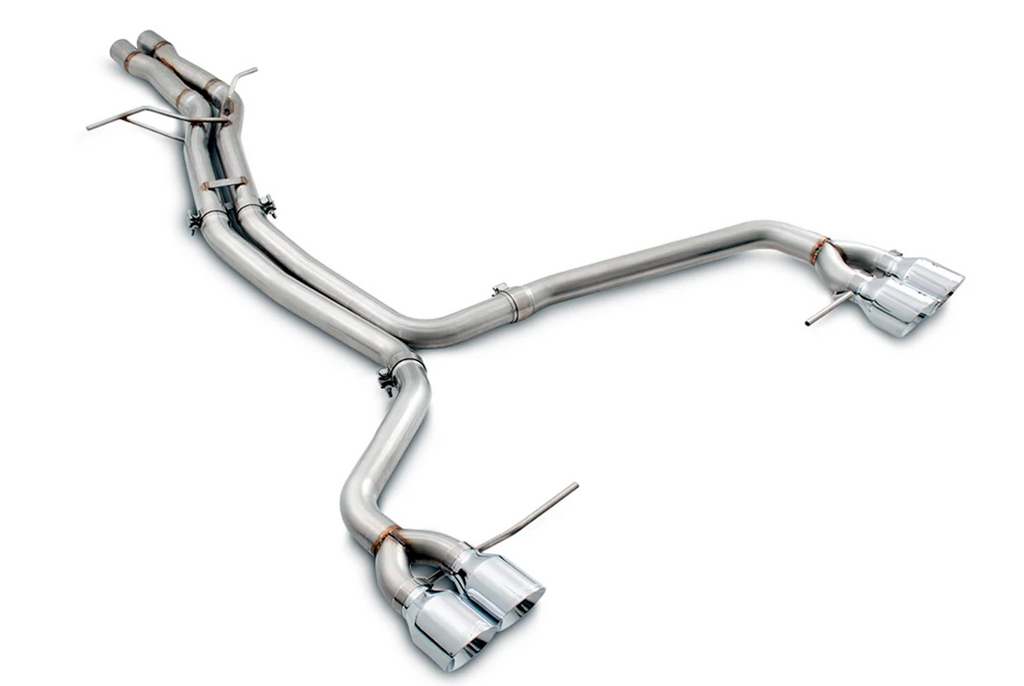 AWE Tuning Porsche Macan Touring Edition Exhaust System - Chrome Silver 102mm Tips