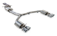 AWE Tuning Audi C7.5 A7 3.0T Touring Edition Exhaust - Quad Outlet Chrome Silver Tips