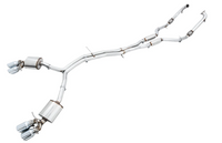 AWE Tuning Audi B9 S5 3.0T Touring Edition Exhaust - Chrome Silver Tips (102mm)