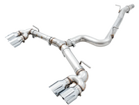 AWE Tuning MK7.5 Golf R Track Edition Exhaust w/Chrome Silver Tips 102mm